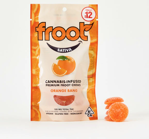 Froot - Froot - Orange - 100mg Gummies Main Image