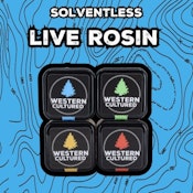 Western Cultured | Strawnana | Cold Cure Rosin | DOH | 1g