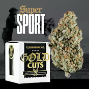 Claybourne Gold Cuts 3.5g Super Sport $75