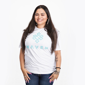 Haven - White Logo Shirt (L)