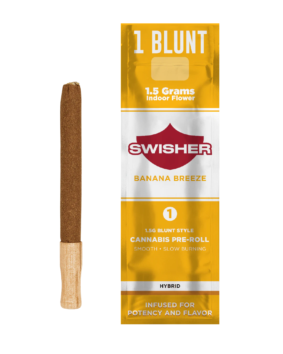 Swisher - Banana Breeze (1.5g Infused Wood-Tip Blunt) Main Image