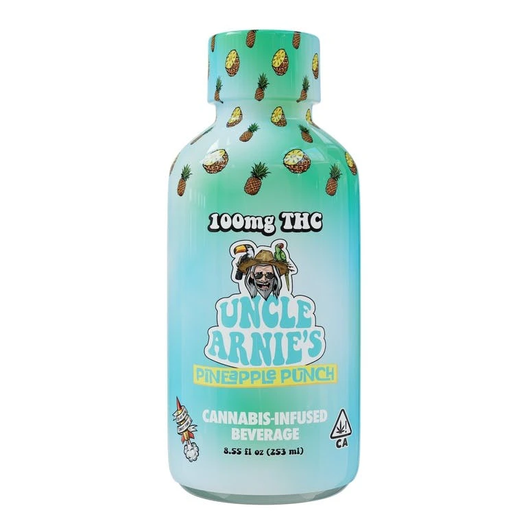 Uncle Arnie's - Uncle Arnie's Beverage/Pineapple Punch/100mg/(H) Main Image