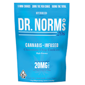 [DR NORM'S] Cookie 5 Pack - 100mg - Chocolate Chip (H)
