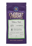 Thicc Set -Hybrid- 81% THC | 1g Live Resin (All-in-One Vape) | Florist Farms -SSS7 back