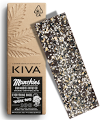 Kiva - Munchies Everything Bagel Dark Chocolate Bar 100mg