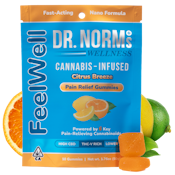[Dr. Norm's] Pain Relief Gummies - 4:1 - FeelWell 'Citrus Breeze' (CBD:THC)