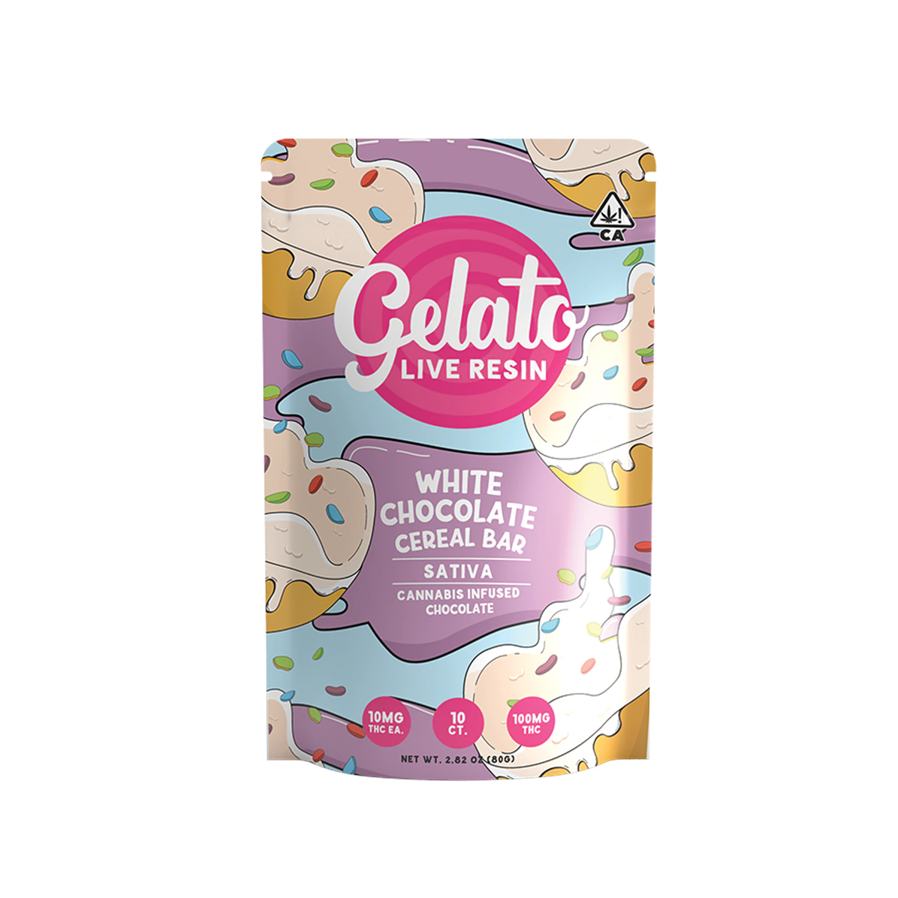Gelato - Gelato - Live Resin - White Chocolate Cereal - Chocolate - 10pk - 100mg Main Image