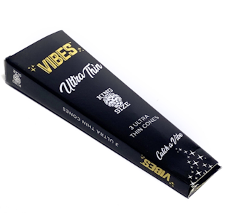 Vibes - (VT103) Vibes Ultra Thin | King Size Cones | 3 Pack