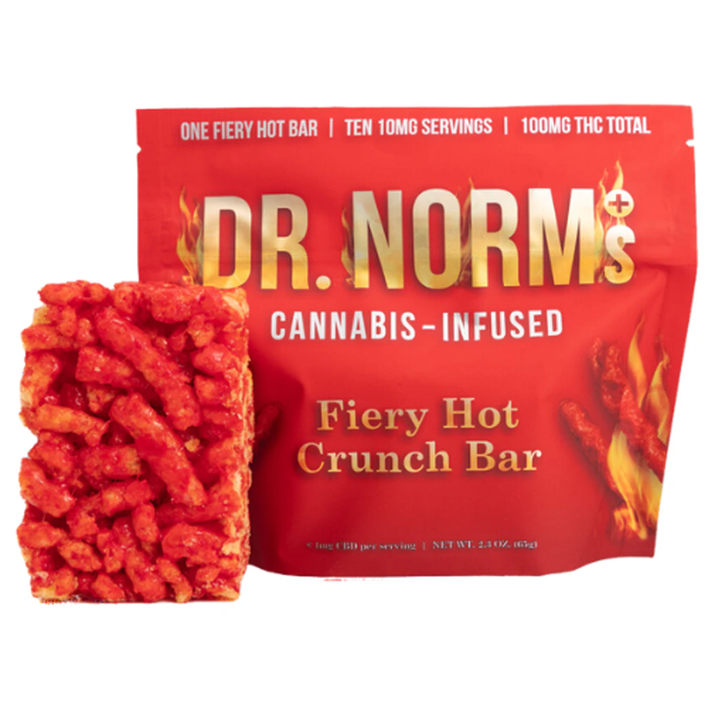 Dr. Norm's - Dr. Norm's - Fiery Hot Crunch Bar 100mg Main Image