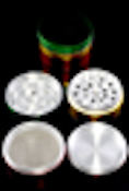 SPS - Grinder 4 Part Aluminum Painted Rasta