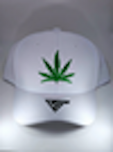 Reynoso Embroidery - LEAF & ST CANAPA CAP - (White)