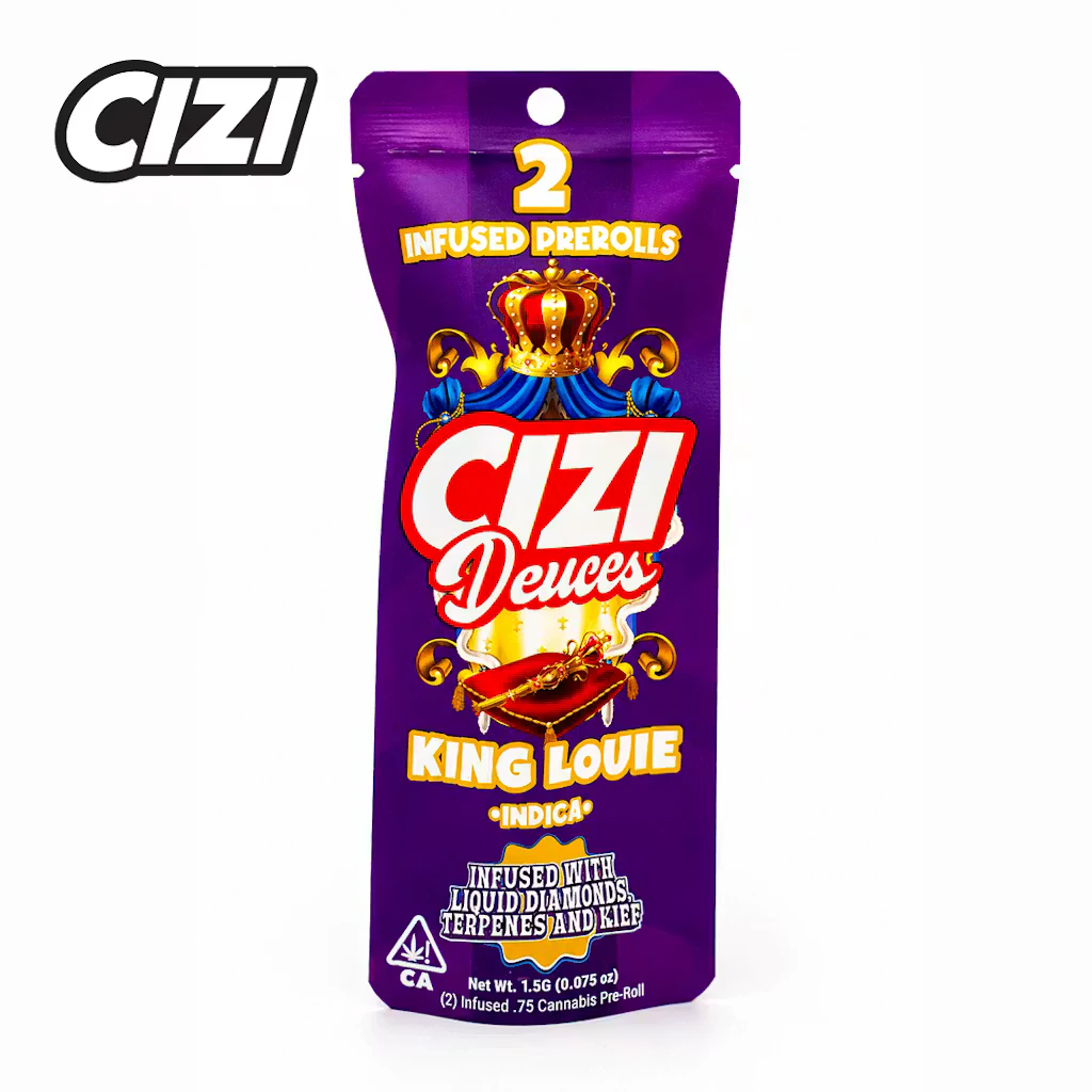 Cizi - Cizi | King Louie 1.5g (Indica) - Infused Preroll 2 Pack Main Image