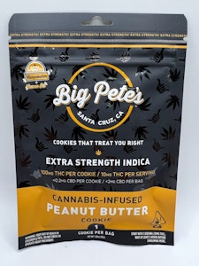 Big Pete's - Peanut Butter Indica 100mg Extra Strength Cookie - Big Pete's