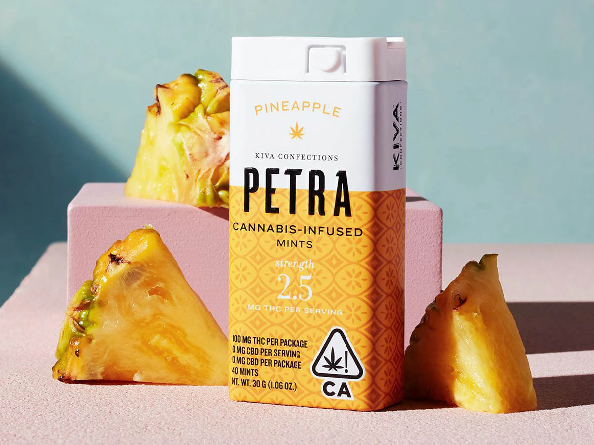 PETRA - Petra - Pineapple - 100mg THC Mints - 40pk Main Image
