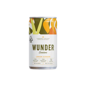 WUNDER - Lemon Ginger | Single Sessions 8oz 2mg THC/2mg D8 THC/4mg CBD | Wunder Sessions