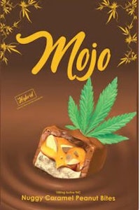 Mojo - Nuggy Caramel Peanut Bites - 100mg