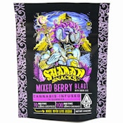 Mixed Berry Blast with Sugar Bits 100mg 10 Pack Live Resin Gummies - Shaman Extracts
