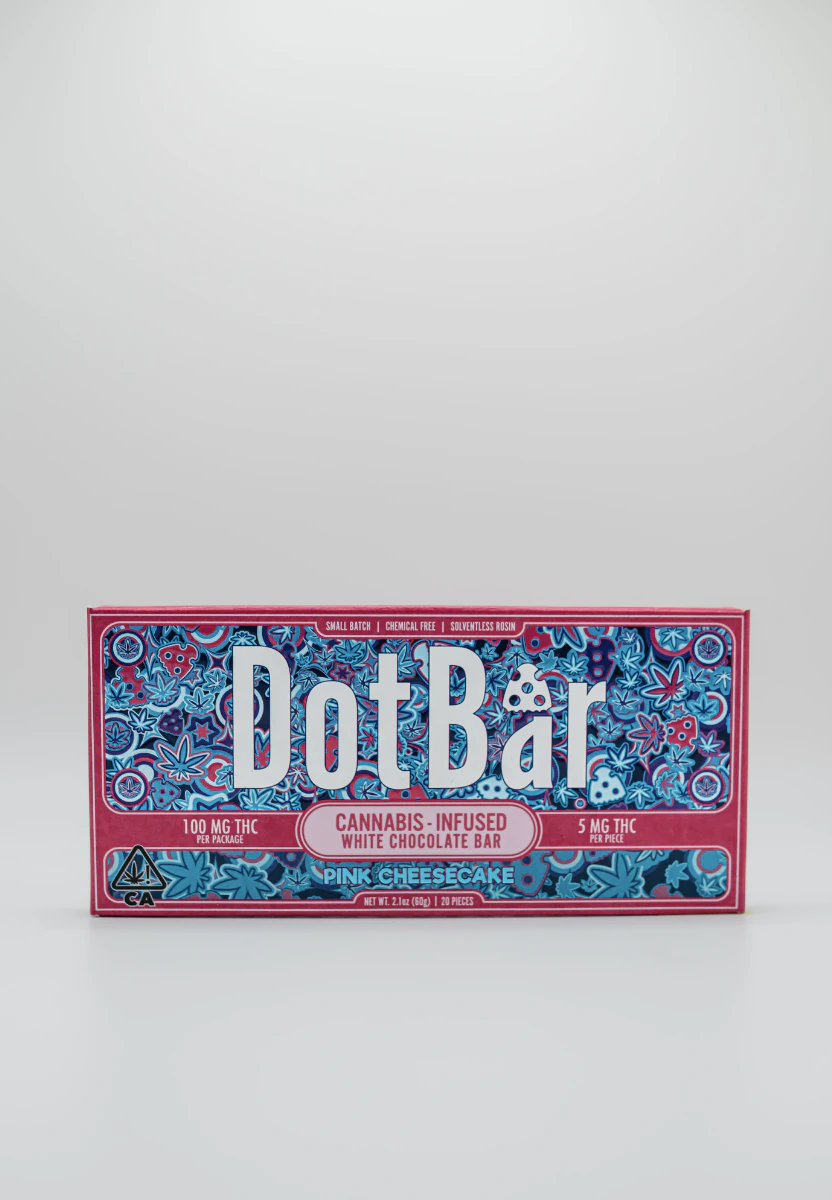 Dot Bar - Pink Cheesecake | 100mg Rosin Bar | Dot Bar Main Image