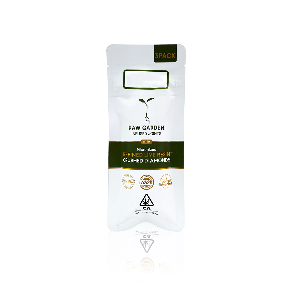 Raw Garden - RAW GARDEN - Infused Preroll - Nova Madness - Crushed Diamonds - 3 Pack - 1.75G Main Image