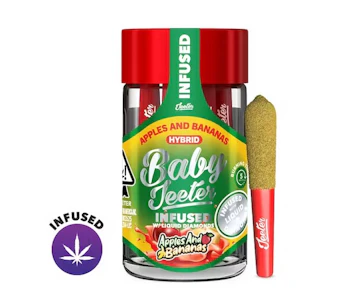 Jeeter - [Jeeter] Infused Baby Preroll 5 Pack - 2.5g - Apples & Bananas (H)
