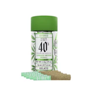 2.5g Gelato Infused 40's Pre-Roll Pack (.5g - 5 pack) - STIIIZY