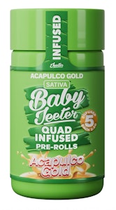 Jeeter - Acapulco Gold (S) | 5pc Infused PreRoll Pack | Baby Jeeters