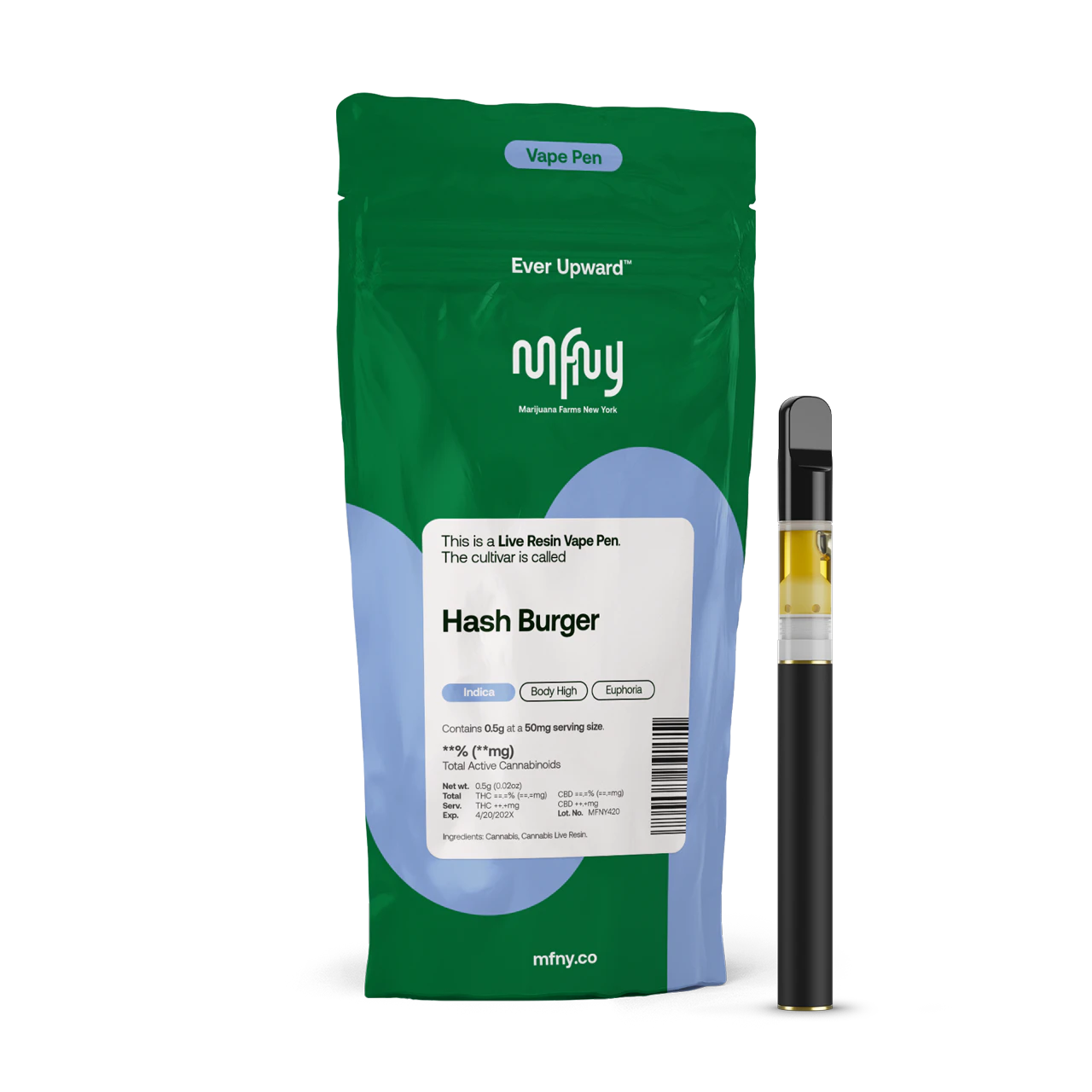 MFNY - MFNY | Hash Burger | Live Resin AIO | 1g Main Image