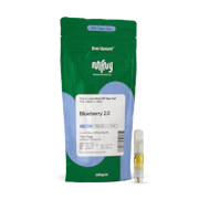 Blueberry 2.0 Live Resin 0.5g Vape Cartridge - Indica | MFNY
