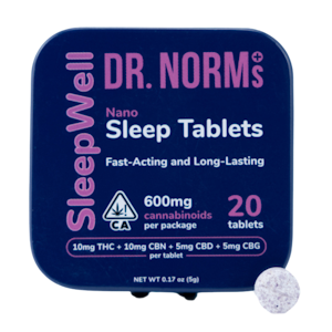 DR. NORM'S - Dr. Norm's - Nano Sleep Tablets 2:2:1:1 THC:CBN:CBD:CBG 20ct 200mg