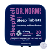 Dr. Norm's - Nano Sleep Tablets 2:2:1:1 THC:CBN:CBD:CBG 20ct 200mg