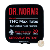 Dr. Norm's - Hybrid THC Max Tablets 20ct 1000mg