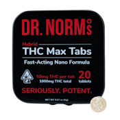 Dr. Norm's - Hybrid THC Max Tablets 20ct 1000mg