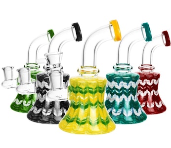 Accessories - 5.5" Tie-Dye Effect Mini Water Pipe 