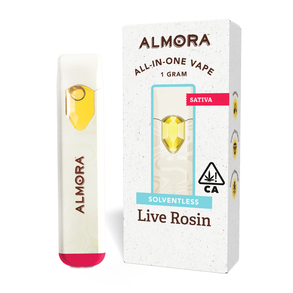 ALMORA FARMS - Almora Farm | Dispoable | Solventless Live Rosin | Jack Herer | 1g Main Image