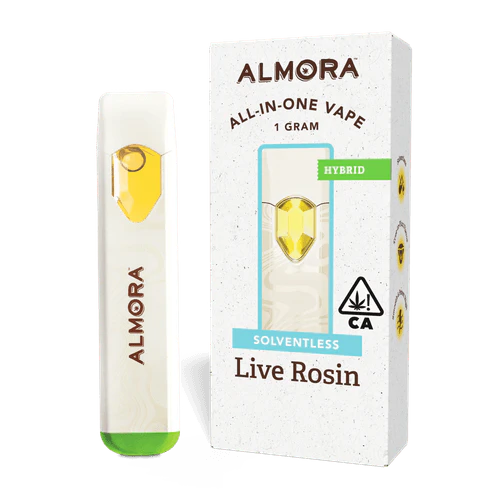 ALMORA FARMS - Almora Farm | Dispoable | Solventless Live Rosin | Purple Trainwreck | 1g Main Image
