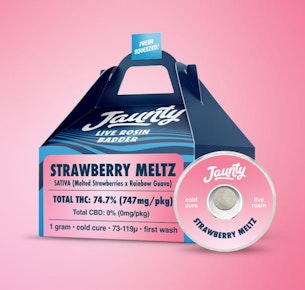Jaunty | Concentrate | Live Rosin Badder - Strawberry Meltz | 1.0 g