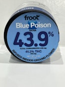 Blue Poison 3.5g Infused Ground Flower Jar - Froot