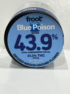 Froot - Blue Poison 3.5g Infused Ground Flower Jar - Froot