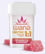 [MED] Wana Classics | Strawberry Lemonade 1:1 | 10pk/100mg | Soft Chews