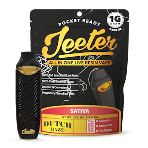 JEETER - Jeeter - Disposable - Live Resin - Dutch Haze - 1G