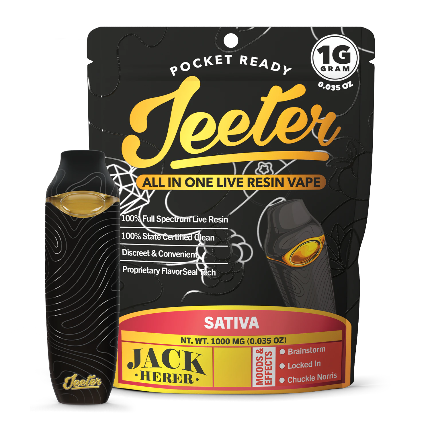 Jeeter - Jeeter Jack Herer (S) LR AIO 1g Main Image