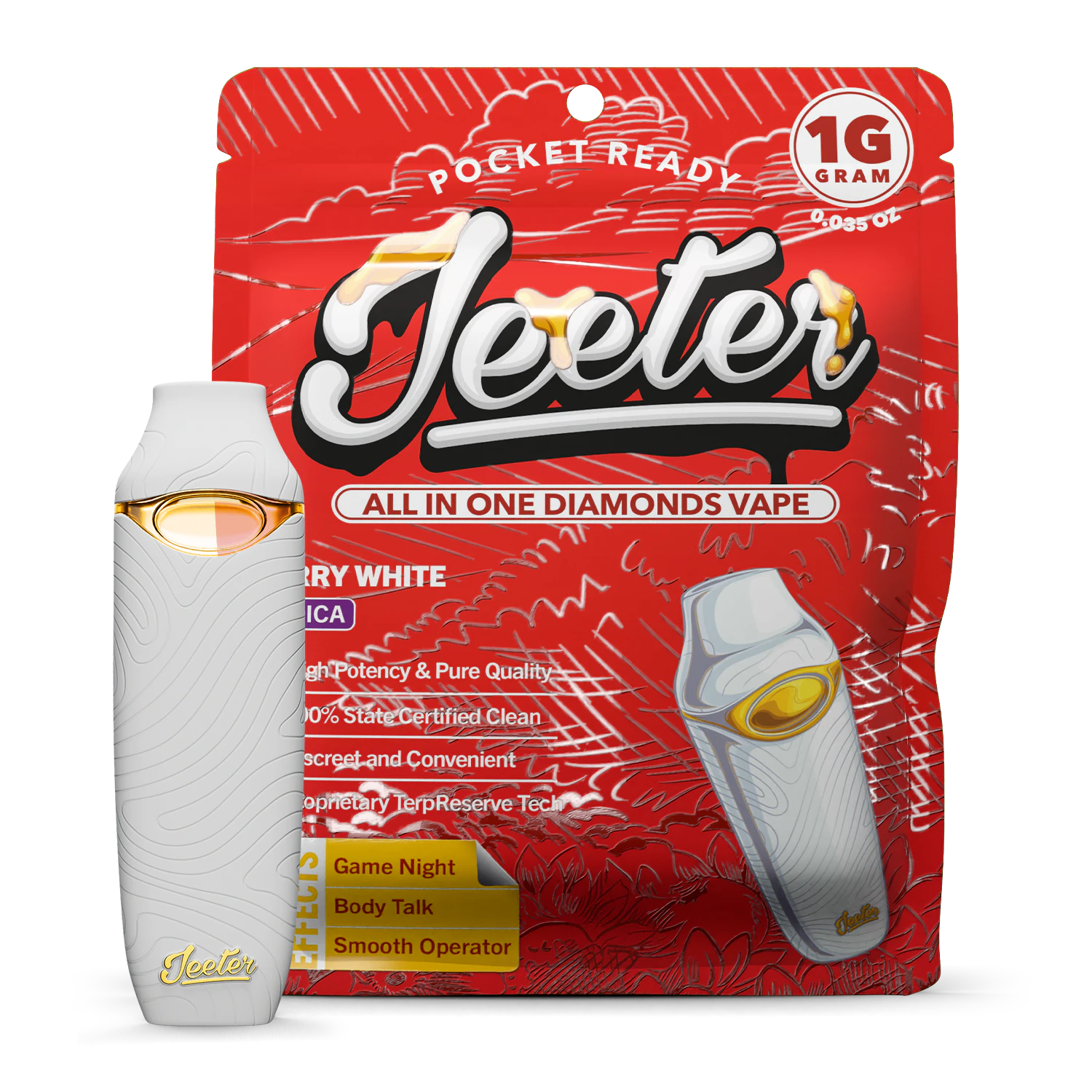 Jeeter - Berry White (I) | 1g Diamond Disposable | Jeeter Main Image