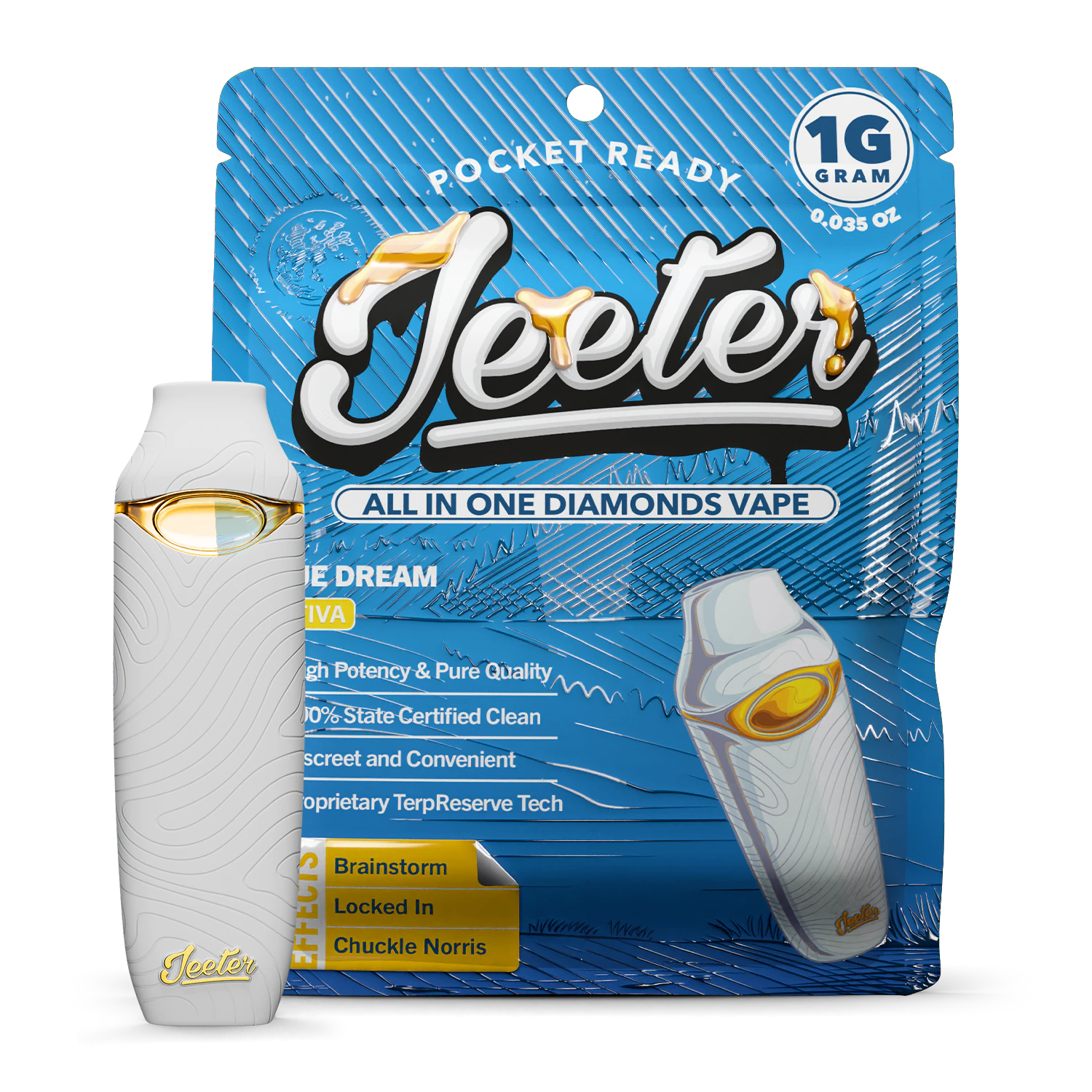 Jeeter - Jeeter - 1g Liquid Diamond AIO - Blue Dream Main Image