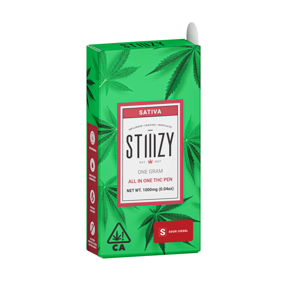STIIIZY - STIIIZY Sour Diesel All-in-One Disposable Vape 1g Main Image