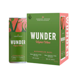 Wunder - 4pk - Watermelon Basil 12oz (Higher Vibes) - Wunder