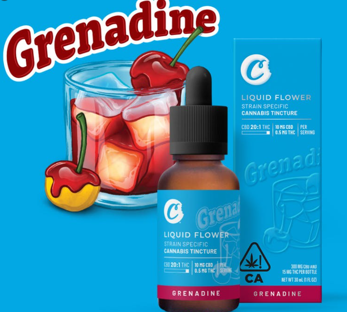 COOKIES Grenadine Liquid Flower 201 CBDTHC 1fl oz Tinture MedLeaf