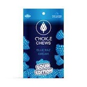Choice Chews - Super Sour Blue Raz - 100mg