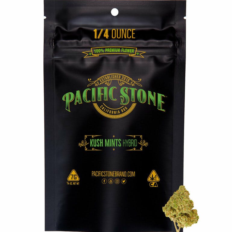 PACIFIC STONE KUSH MINTS 7G POUCH 1 Port Hueneme Disp...