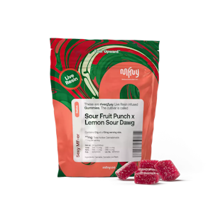 MFNY - MFNY - Sour Fruit Punch x Lemon Sour Dawg - Live Resin - 100mg - 10mg x 10ct - Edibles