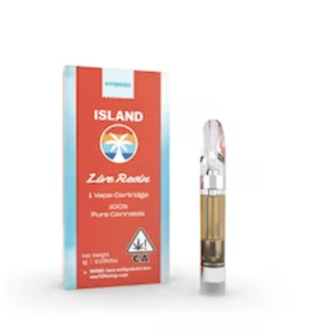 Island Brand - 1g OG Blueberry Creme Live Resin (510 Thread) - Island